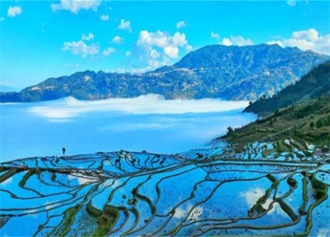 一條來自聯(lián)合國的推送，主角：紅河哈尼梯田！